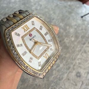 Gold and Silver Michele Dimond Watch